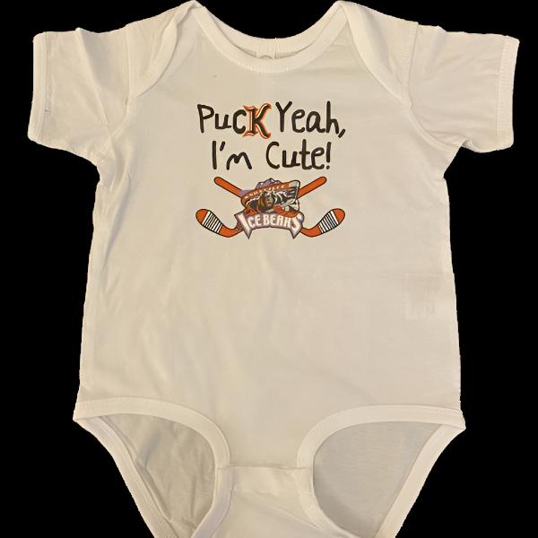 Puck Yeah I'm Cute! Infant Onsie